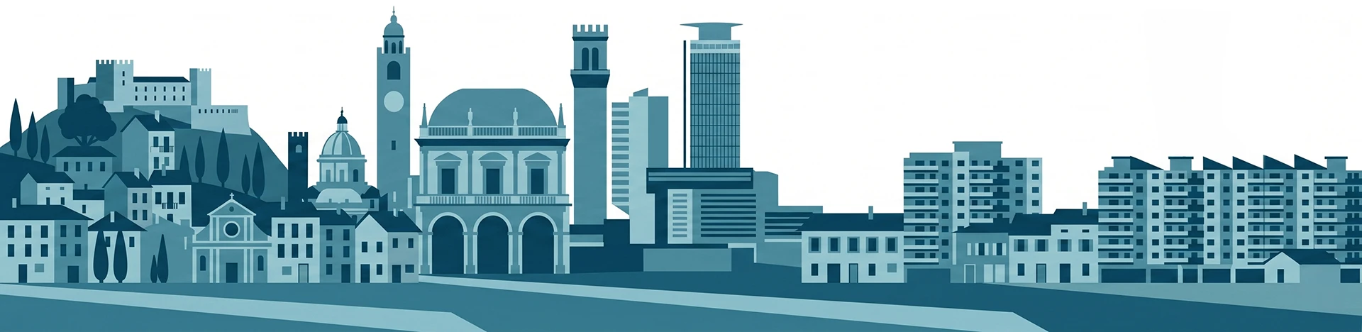 Borsa immobiliare di Brescia - skyline case